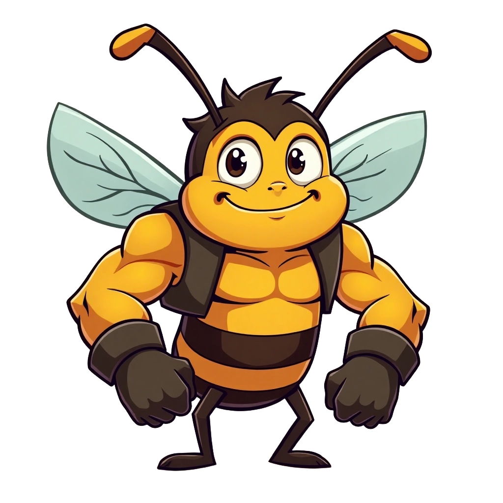 Mighty Bee Mascot